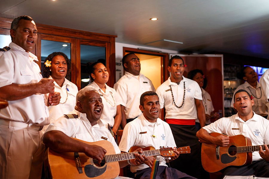 The friendly Fijian crew will really look after you | Fiji Cruise