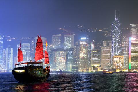 A harbour cruise is a great way to see Hong Kong