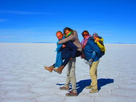 Famille Queste en Bolivie