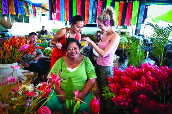 Experience true island life as you wander around the local markets