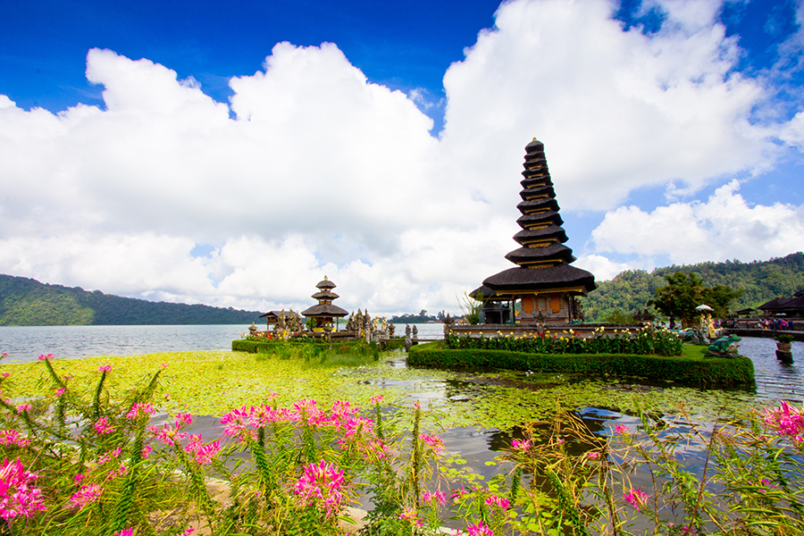 Visit Ulun Danu temple, one of Bali’s most iconic and photogenic sites