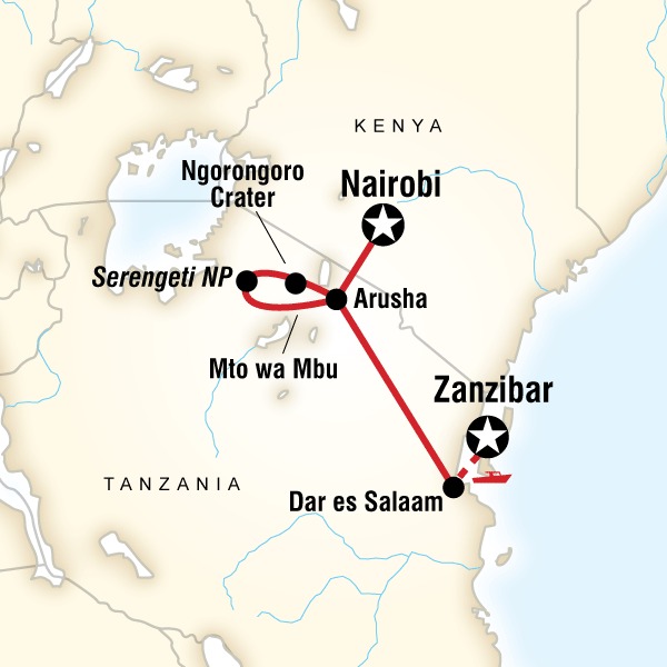 Aventure de Nairobi à Zanzibar