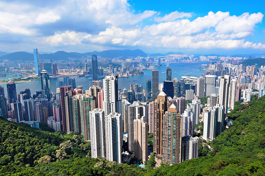 Victoria Peak gives you a panoramic view across the city