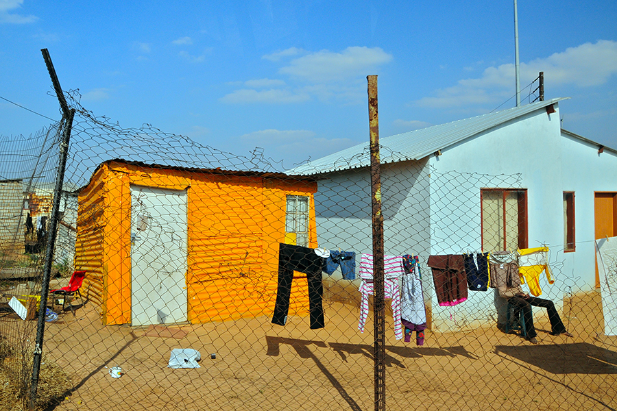 A house in the township of Soweto, Johannesburg, South Africa