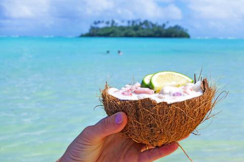 Try delicious coconut ceviche in the Cook Islands | Travel Nation