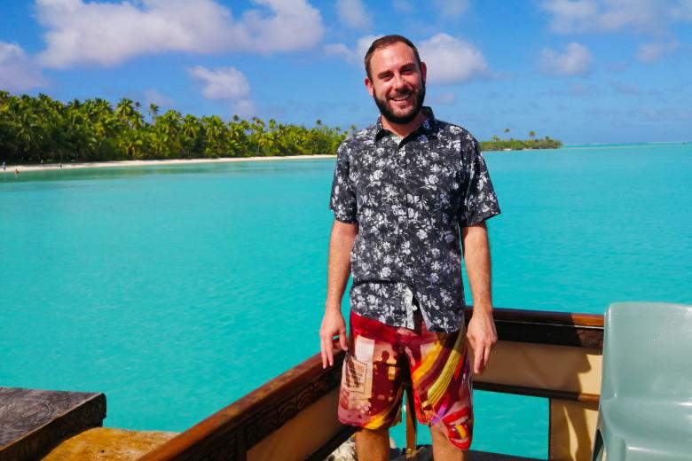 Mini tour du monde en 3 semaines: Audric sur le Vaka Cruise, Aitutaki