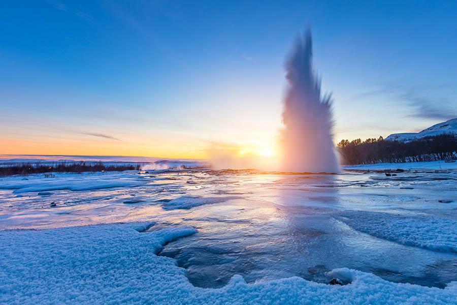 Watch Iceland's famous Geyser explode into action | Travel Nation