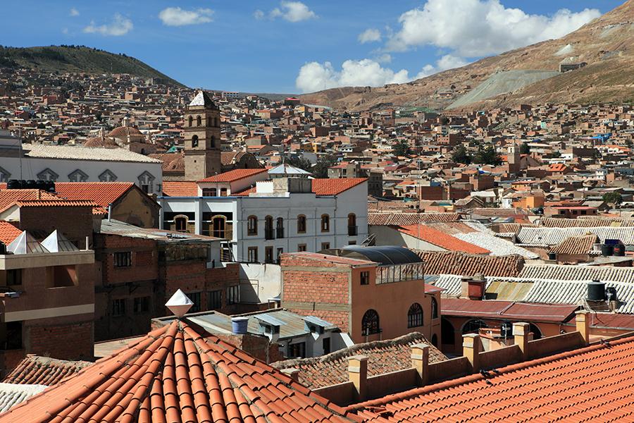 The town of Potosi, Bolivia