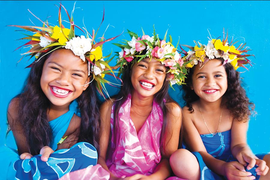 They've got every reason to smile living in the Cook Islands!