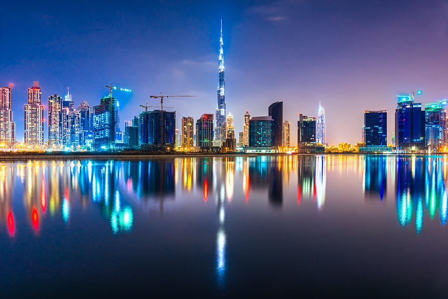 Cityscape at night, Dubai | United Arab Emirates Travel Guide