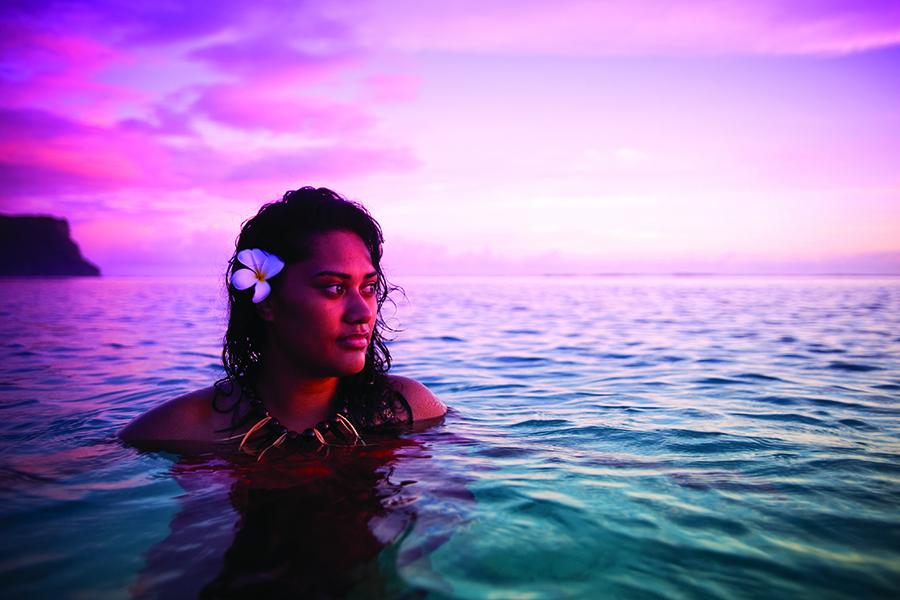 Submerge yourself in idyllic Samoan sunsets