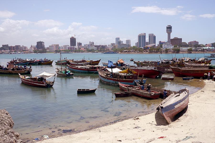 Boats in the harbour, Dar Es Salaam, Tanzania