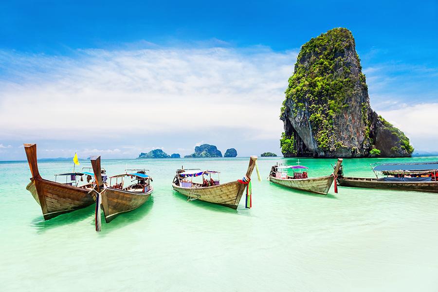 Longtail boats, southern beaches, Thailand | Thailand Travel Guide